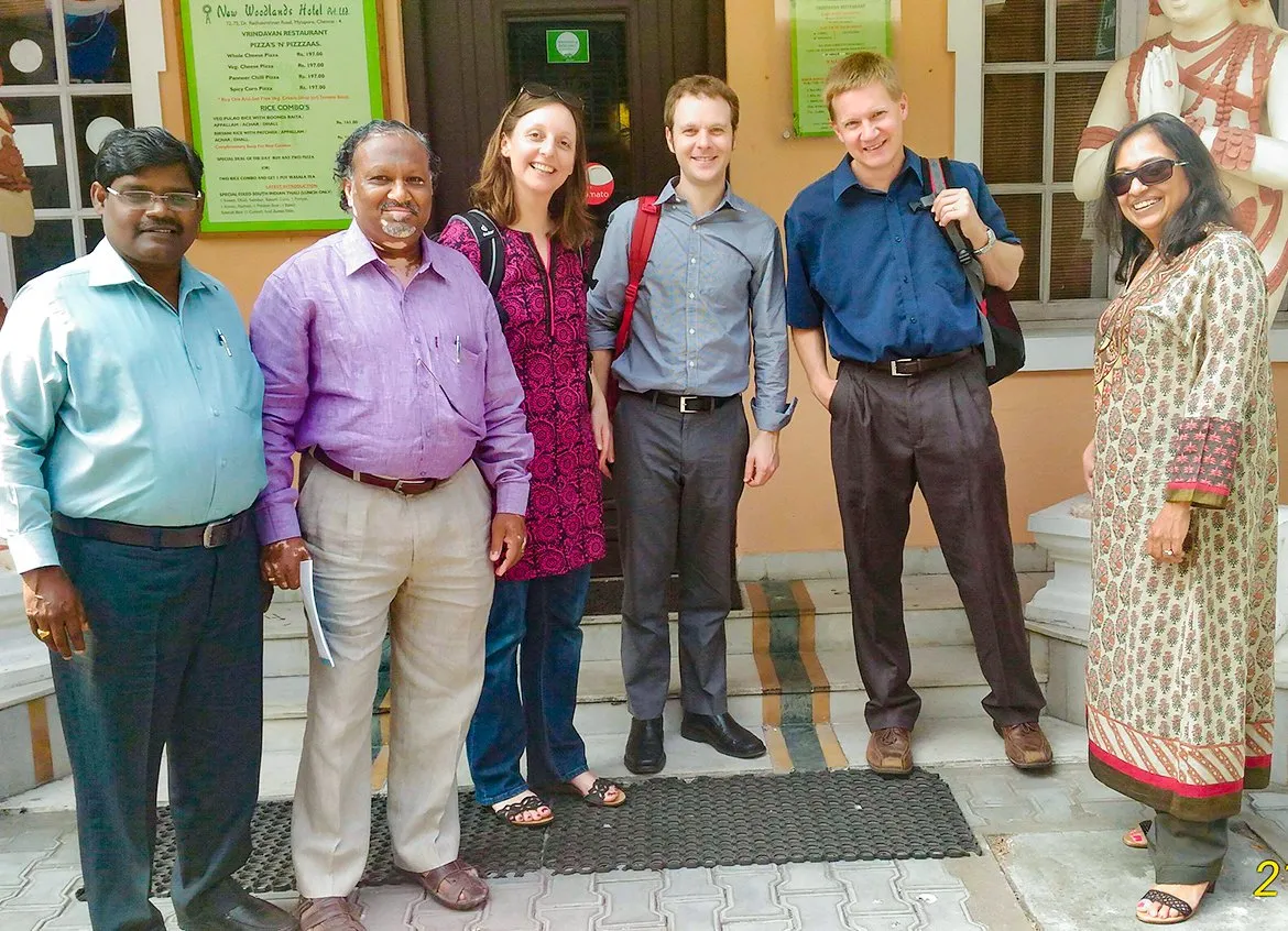 Water.org team members meet with partners and local staff in Chennai, India