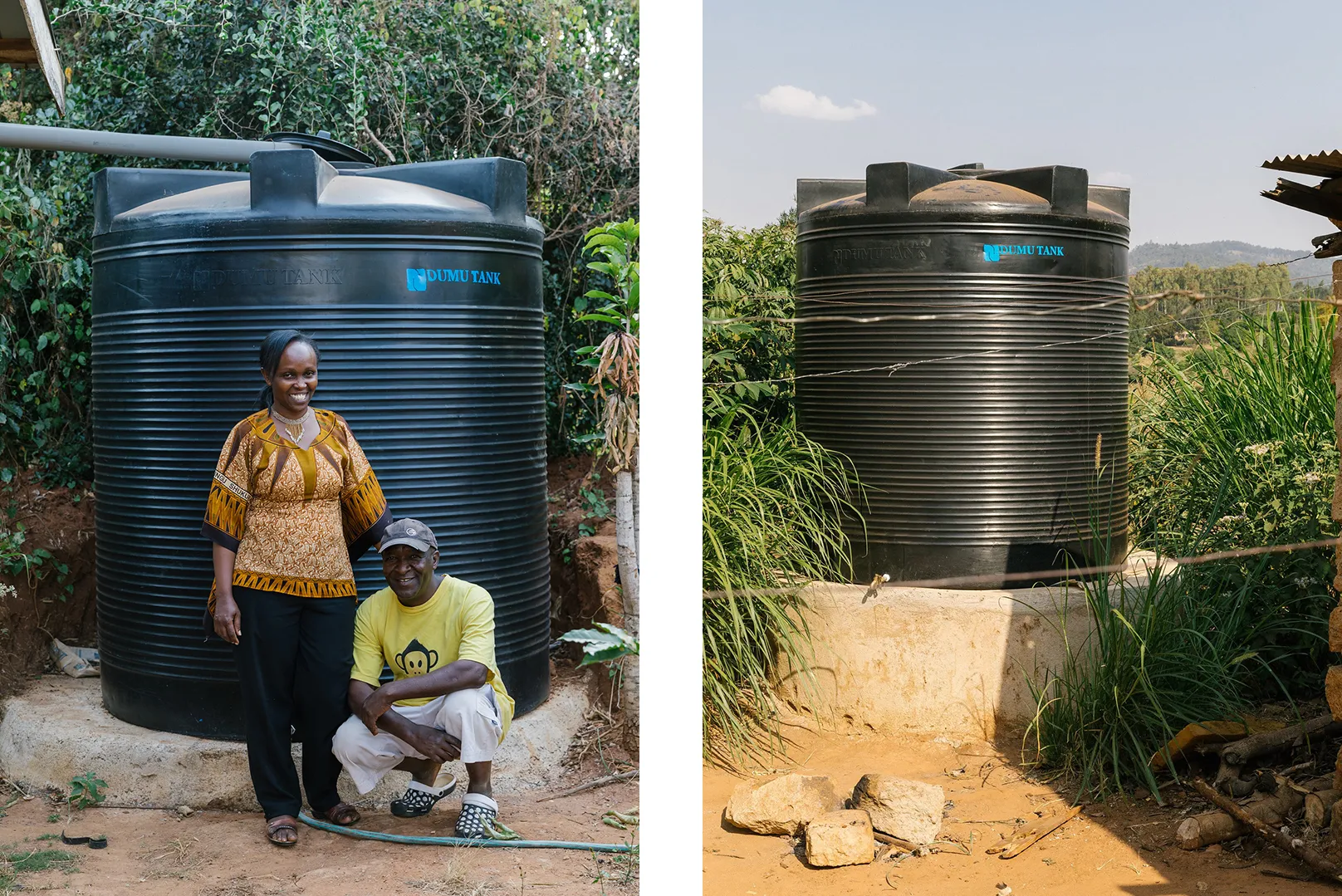 Sarah and Steve's water tank